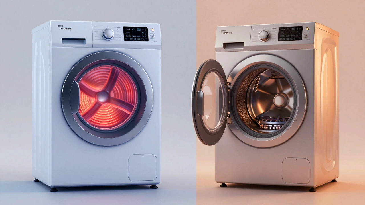 Comparison of electric vs gas dryer internal mechanisms